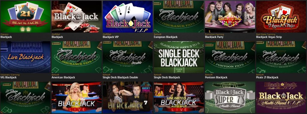 Blackjack en direct sur Casino Extra