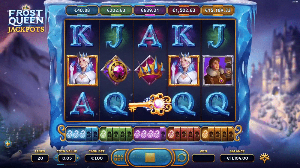 Frost Queen Jackpot sur Casino Extra